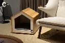Cat House Modern Nightstand Pet House Cat bed Cat Crate Wood Cat Hoouse Peet House CAT305b.webp