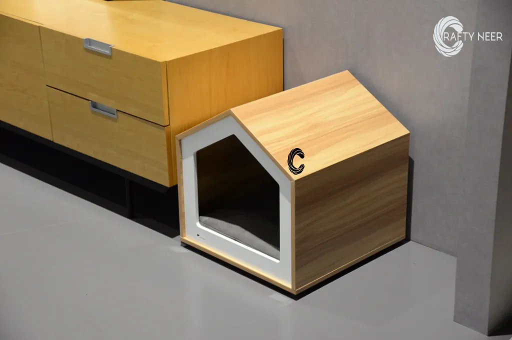 Cat House Modern Nightstand Pet House Cat bed Cat Crate Wood Cat Hoouse Peet House CAT305a.webp