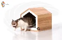 Cat House Modern Nightstand Pet House Cat bed Cat Crate Wood Cat Hoouse Peet House CAT305gh.webp