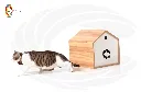 Cat House Modern Nightstand Pet House Cat bed Cat Crate Wood Cat Hoouse Peet House CAT305e.webp