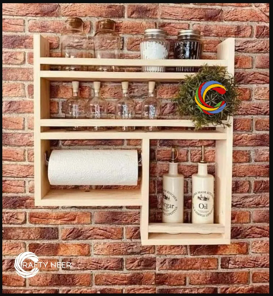 Kitchen rack multi Functional Kitchen Rack organizer Shelve Jar Rack Storage Shelf Cabinet Stand KRO010 copy.webp