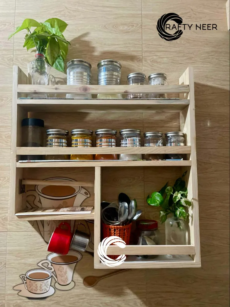 Kitchen rack multi Functional Kitchen Rack organizer Shelve Jar Rack Storage Shelf Cabinet Stand KRO010bb copy.webp