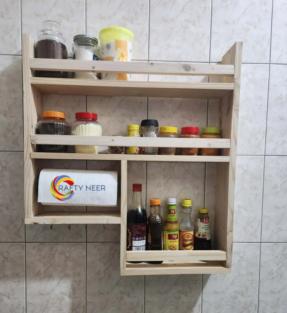 Kitchen rack multi Functional Kitchen Rack organizer Shelve Jar Rack Storage Shelf Cabinet Stand KRO010cc copy.webp