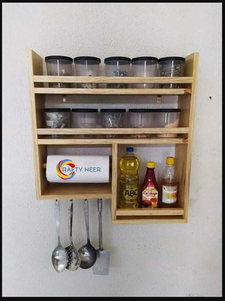Kitchen rack multi Functional Kitchen Rack organizer Shelve Jar Rack Storage Shelf Cabinet Stand KRO010a copy.webp