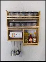 Kitchen rack multi Functional Kitchen Rack organizer Shelve Jar Rack Storage Shelf Cabinet Stand KRO010a copy.webp