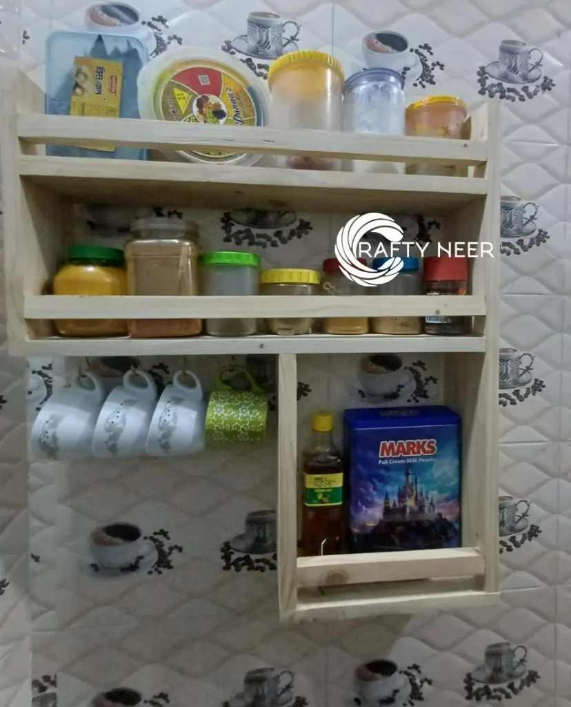 Kitchen rack multi Functional Kitchen Rack organizer Shelve Jar Rack Storage Shelf Cabinet Stand KRO012f copy.webp