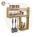 Kitchen rack multi Functional Kitchen Rack organizer Shelve Jar Rack Storage Shelf Cabinet Stand KRO012 copy.webp
