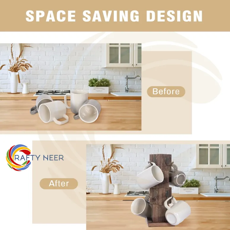 Tea Cup Drip Cup Holder,Cofee Drip Cup Holder Key Holder Stand, and Storage Rack KRO002f.webp