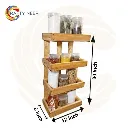 Kitchen rack multi Functional Kitchen Rack organizer Shelve Jar Rack Storage Shelf Cabinet Stand KRO014a copy.webp