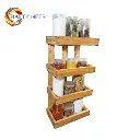 Kitchen rack multi Functional Kitchen Rack organizer Shelve Jar Rack Storage Shelf Cabinet Stand KRO014c copy.webp