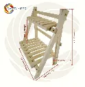 Kitchen rack multi Functional Kitchen Rack organizer Shelve Jar Rack Storage Shelf Cabinet Stand KRO015c copy.webp