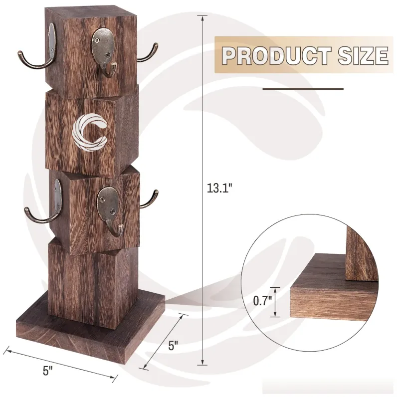 Tea Cup Drip Cup Holder,Cofee Drip Cup Holder Key Holder Stand, and Storage Rack KRO002b.webp