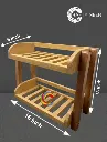 Kitchen rack multi Functional Kitchen Rack organizer Shelve Jar Rack Storage Shelf Cabinet Stand SKO018a copy.webp