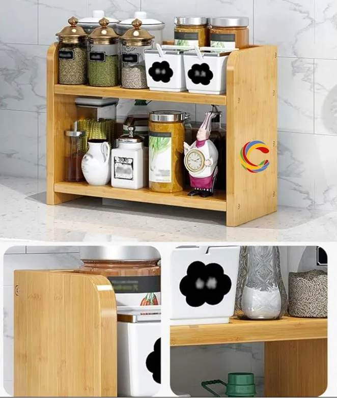 Kitchen rack multi Functional Kitchen Rack organizer Shelve Jar Rack Storage Shelf Cabinet Stand SKO024se copy.webp