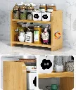 Kitchen rack multi Functional Kitchen Rack organizer Shelve Jar Rack Storage Shelf Cabinet Stand SKO024se copy.webp