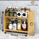 Kitchen rack multi Functional Kitchen Rack organizer Shelve Jar Rack Storage Shelf Cabinet Stand SKO024 copy.webp