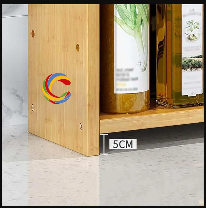 Kitchen rack multi Functional Kitchen Rack organizer Shelve Jar Rack Storage Shelf Cabinet Stand SKO024e copy.webp
