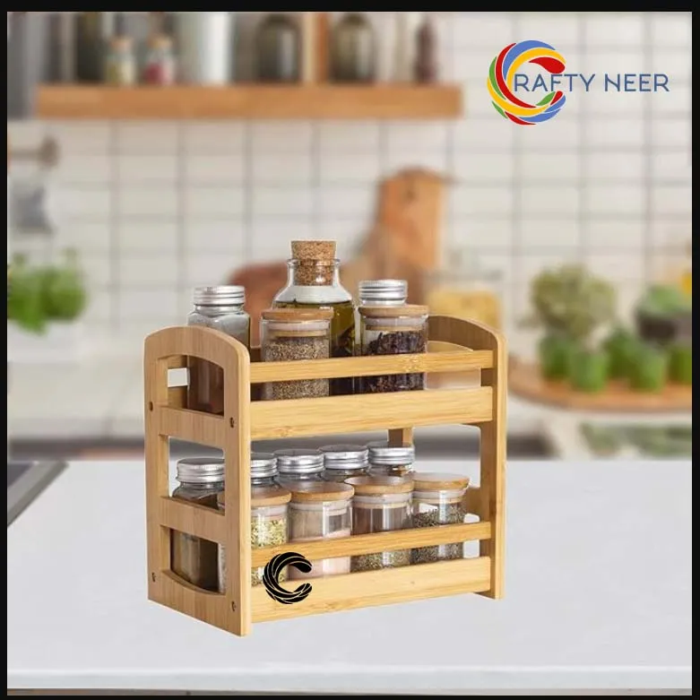 Kitchen rack multi Functional Kitchen Rack organizer Shelve Jar Rack Storage Shelf Cabinet Stand SKO025c copy.webp