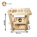 Kitchen rack multi Functional Kitchen Rack organizer Shelve Jar Rack Storage Shelf Cabinet Stand SKO027 copy.webp