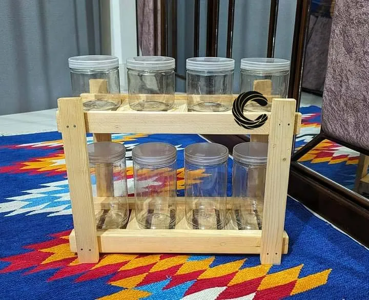 Kitchen rack multi Functional Kitchen Rack organizer Shelve Jar Rack Storage Shelf Cabinet Stand SKO031sda copy.webp