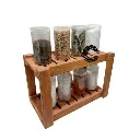 Kitchen rack multi Functional Kitchen Rack organizer Shelve Jar Rack Storage Shelf Cabinet Stand SKO031 copy.webp