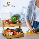 Kitchen rack multi Functional Kitchen Rack organizer Shelve Jar Rack Storage Shelf Cabinet Stand SKO034aaaza copy.webp