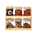 Kitchen rack multi Functional Kitchen Rack organizer Shelve Jar Rack Storage Shelf Cabinet Stand SKO036a copy.webp