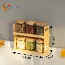 Kitchen rack multi Functional Kitchen Rack organizer Shelve Jar Rack Storage Shelf Cabinet Stand SKO036sxa copy.webp