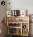 Kitchen rack multi Functional Kitchen Rack organizer Shelve Jar Rack Storage Shelf Cabinet Stand KRO005b.webp