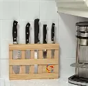 Wooden Knife Holder, 5 Slot Types, Wall iiMounted Knife Rack Model KRO037 copy.webp