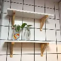 Floating Shelf Wall Hanging Shelves Wall Hanging Durable Shelves for Living Room Bedroom Kitchen WL1001d copy.webp