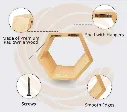 Floating Shelf Wall Hanging Shelves Wall Hanging Durable Shelves for Living Room Bedroom Kitchen WL1003sa copy.webp