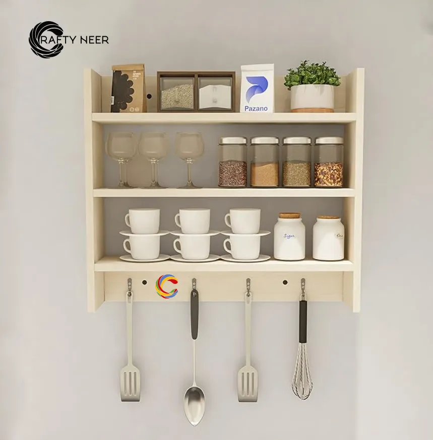 Kitchen rack multi Functional Kitchen Rack organizer Shelve Jar Rack Storage Shelf Cabinet Stand KRO007d.webp