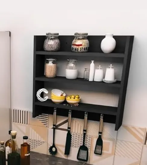 Kitchen rack multi Functional Kitchen Rack organizer Shelve Jar Rack Storage Shelf Cabinet Stand KRO007bb.webp