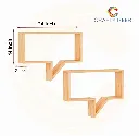 Book shelf Floating Shelf Wall Hanging Shelves Wall Hanging Durable Shelves for Living Room Bedroom Kitchen WL1009cb copy.webp