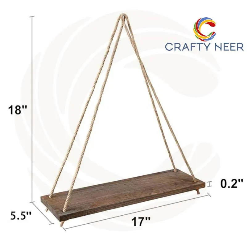 Floating Shelf Wall Hanging Shelves Wall Hanging Rope Durable Shelves for Living Room Bedroom Bathroom Kitchen WL 1010 copy.webp