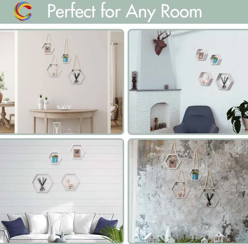 Floating Shelf Wall Hanging Shelves Wall Hanging Rope Durable Shelves for Living Room Bedroom Bathroom Kitchen WL 1012aava copy.webp