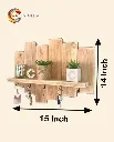 Wall Mounted Key Holder With Shelf Hanging key holder key storage key hooks wall key holder key rack with shelf Keyring 2002 copy.webp