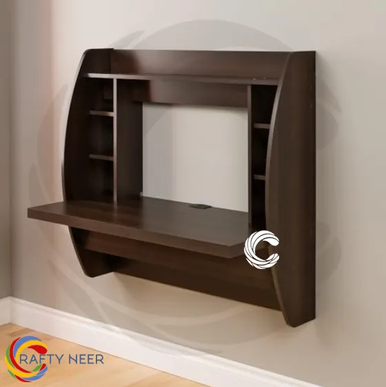 Computer Desk Reading Table - Versatile Wall Mounted Modern Desk for Small Spaces Efficient with Storagee copy.webp