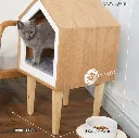 Cat House Modern Nightstand Pet House Cat bed Cat Crate Wood Cat Hoouse Peet House CAT304dd.webp