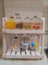 Kitchen storage rack multi Functional Kitchen Rack organizer Shelve Jar Rack Storage Shelf Cabinet Stand Model : KRO015