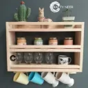 Kitchen storage rack multi Functional Kitchen Rack organizer Shelve Jar Rack Storage Shelf Cabinet Stand Model : KRO021