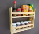 Kitchen storage rack multi Functional Kitchen Rack organizer Shelve Jar Rack Storage Shelf Cabinet Stand Model : KRO022