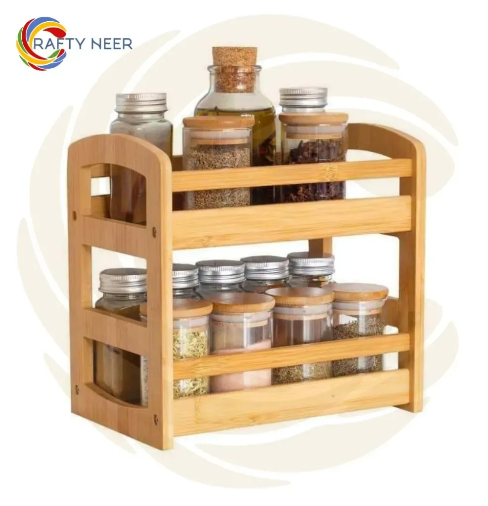 Kitchen storage rack multi Functional Kitchen Rack organizer Shelve Jar Rack Storage Shelf Cabinet Stand Model : KRO025