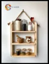 Kitchen storage rack multi Functional Kitchen Rack organizer Shelve Jar Rack Storage Shelf Cabinet Stand Model : KRO029