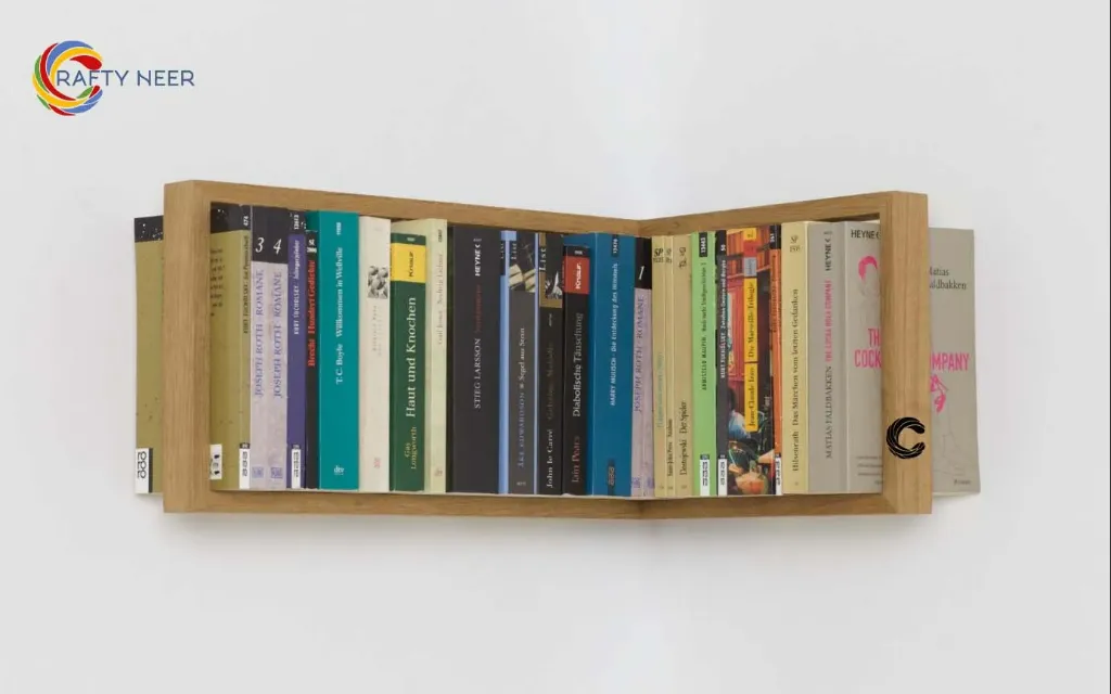 Modern Floating Book Shelf Multi-Purpose Wall Shelf Decorative  Floating Book Shelf Model : WL1007 (Albino Oak)