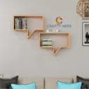 Modern Floating Book Shelf Multi-Purpose Wall Shelf Decorative  Floating Book Shelf Model : WL1009