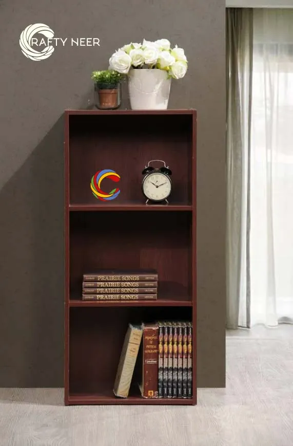 Book Shelf Bookcase Bookshelf Stand showpiece Stand Model : Shelf 503 (Albino Oak)