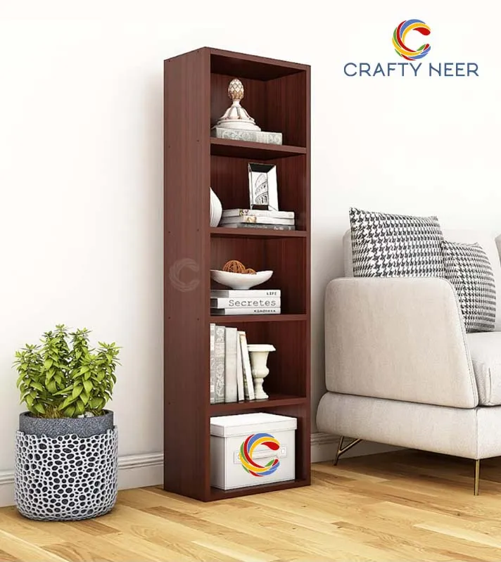 Book Shelf Bookcase Bookshelf Stand showpiece Stand Model : Shelf 505 (Albino Oak)