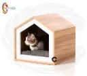 Cat House Modern Cozy Handcrafted Cat Cottage Model: Cat305